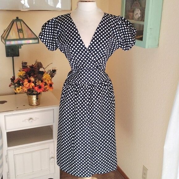 Shristi Studio Polka Dot Dress - Picture 1 of 9